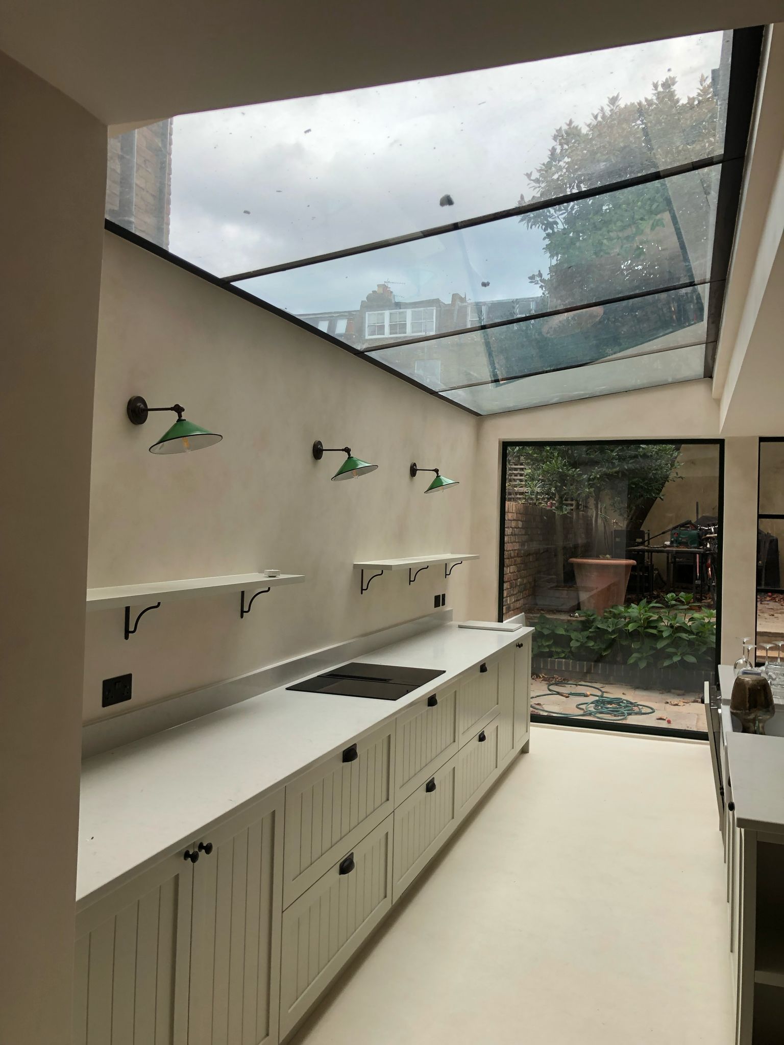 Kitchen Extension with Glass Roof completed by Delta Construction in West London